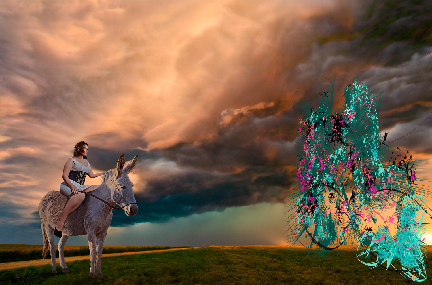 Einsame Reiterin Hans Batschauer