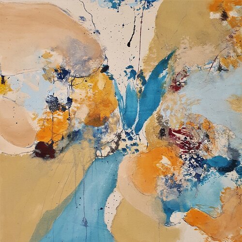 Blooming Lightness von Susann Kasten-Jerke, Malerei kaufen auf Singulart