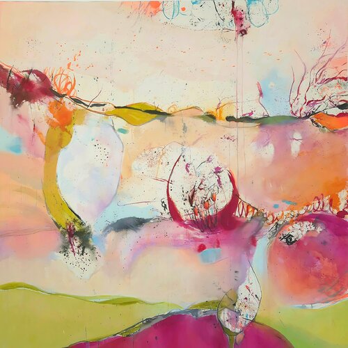 Between Pulse and Flow by Susann Kasten-Jerke, Painting for Sale on Singulart
