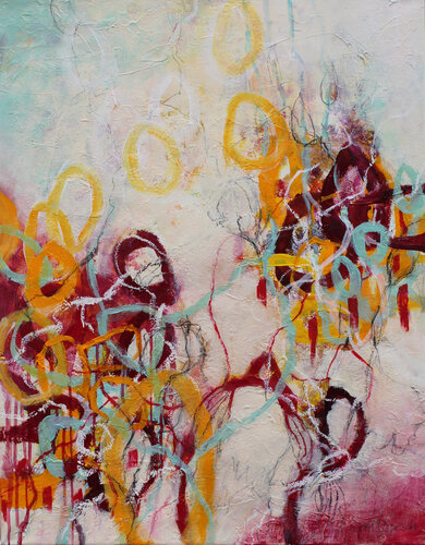 Gekicher di Gerti Papesch, Pittura in vendita su Singulart