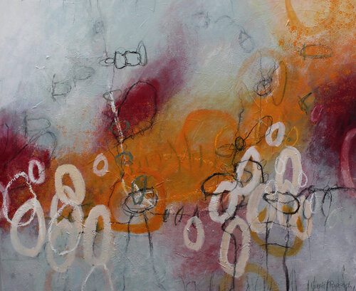Erste Herbstnebel III di Gerti Papesch, Pittura in vendita su Singulart
