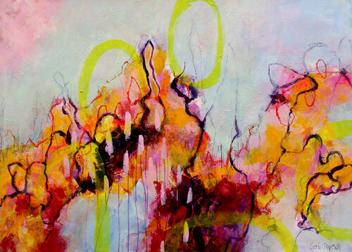 Herbstglühen di Gerti Papesch, Pittura in vendita su Singulart