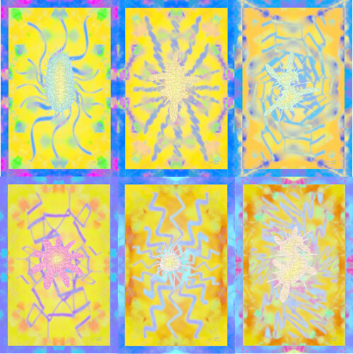 Para Climate Improve 6 parted Ensemble Nr. 1 van Silke Wolff, Digitaal te koop op Singulart