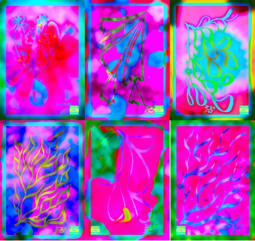 Meta Jungle 6 parted Ensemble Nr. 1 van Silke Wolff, Digitaal te koop op Singulart