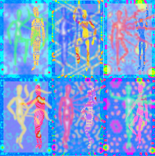 Supra Bio Ghost 6 parted Ensemble Nr. 1 van Silke Wolff, Digitaal te koop op Singulart