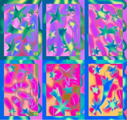 Meta Freddie M 6 parted Ensemble Nr. 2 van Silke Wolff, Digitaal te koop op Singulart