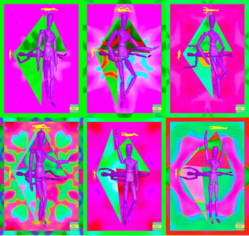 Supra Energeti, -te, -tos Emerging 6 parted Ensemble Nr. 3 van Silke Wolff, Digitaal te koop op Singulart