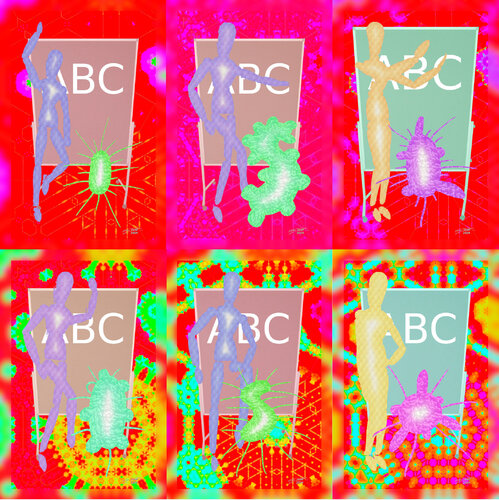 PSI ABC 6 parted Ensemble Nr. 3 van Silke Wolff, Digitaal te koop op Singulart