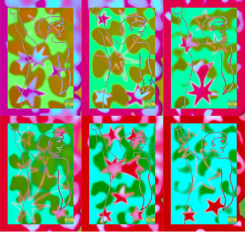 Meta Freddie M 6 parted Ensemble Nr. 4 van Silke Wolff, Digitaal te koop op Singulart