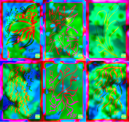 Meta Jungle 6 parted Ensemble Nr. 4 van Silke Wolff, Digitaal te koop op Singulart