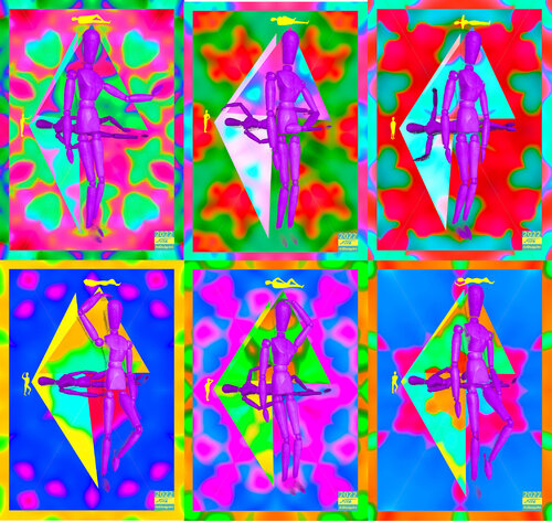 Supra Energeti, -te, -tos Emerging 6 parted Ensemble Nr. 4 van Silke Wolff, Digitaal te koop op Singulart