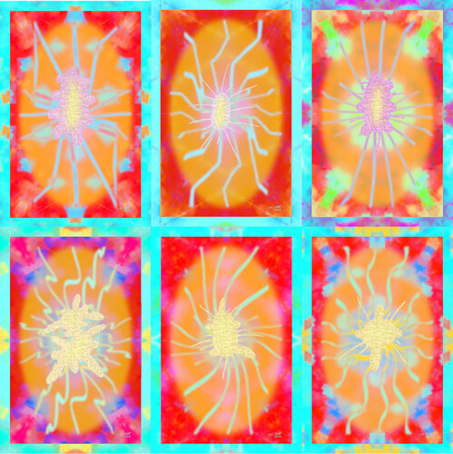 Para Climate Improve 6 parted Ensemble Nr. 4 van Silke Wolff, Digitaal te koop op Singulart