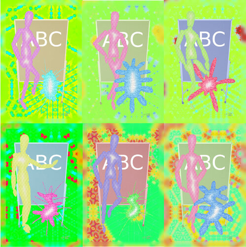 PSI ABC 6 parted Ensemble Nr. 4 van Silke Wolff, Digitaal te koop op Singulart