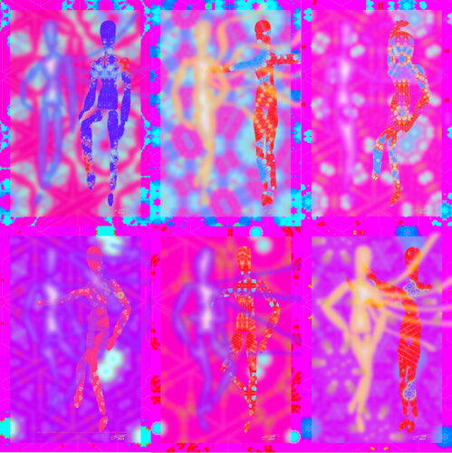 Supra Bio Ghost 6 parted Ensemble Nr. 4 van Silke Wolff, Digitaal te koop op Singulart