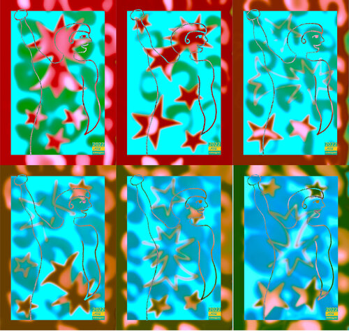 Meta Freddie M 6 parted Ensemble Nr. 5 van Silke Wolff, Digitaal te koop op Singulart