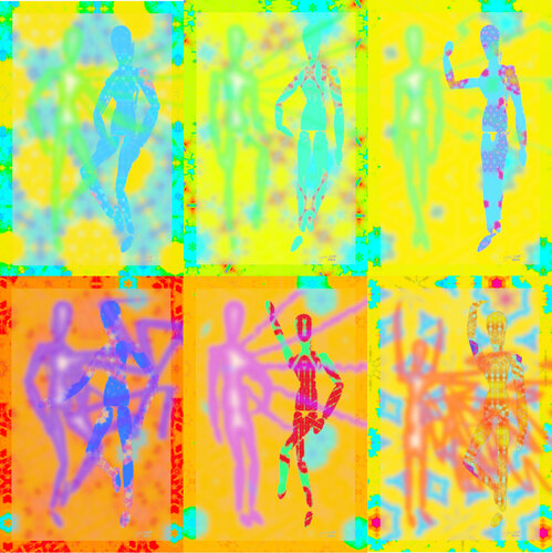 Supra Bio Ghost 6 parted Ensemble Nr. 5 van Silke Wolff, Digitaal te koop op Singulart