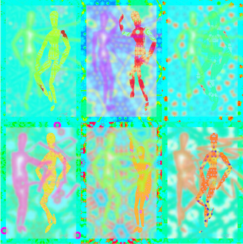 Supra Bio Ghost 6 parted Ensemble Nr. 6 van Silke Wolff, Digitaal te koop op Singulart