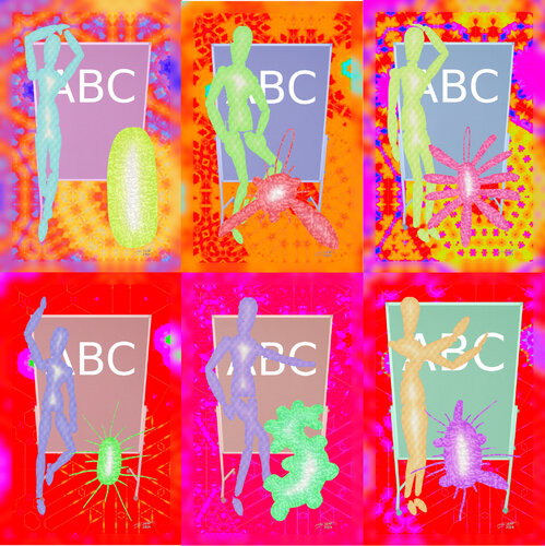 PSI ABC 6 parted Ensemble Nr. 7 van Silke Wolff, Digitaal te koop op Singulart