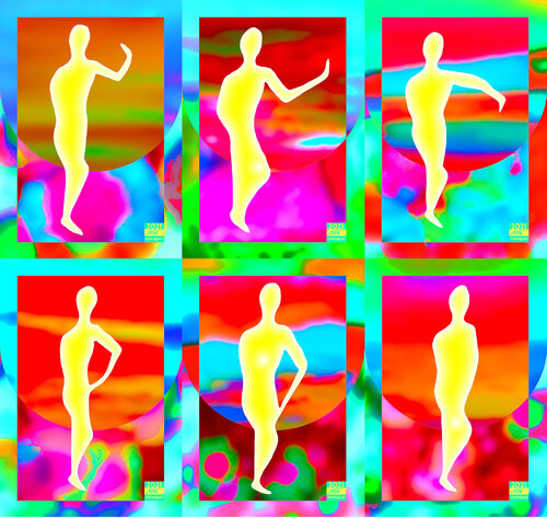 Meta Mo 6 parted Ensemble Nr. 8 van Silke Wolff, Digitaal te koop op Singulart
