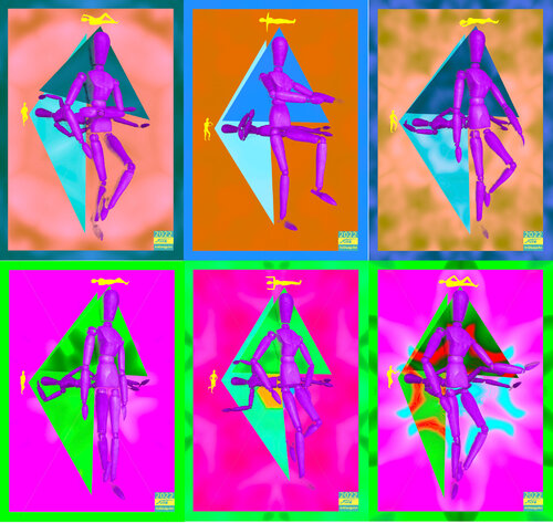 Supra Energeti, -te, -tos Emerging 6 parted Ensemble Nr. 8 van Silke Wolff, Digitaal te koop op Singulart
