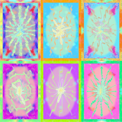 Para Climate Improve 6 parted Ensemble Nr. 8 van Silke Wolff, Digitaal te koop op Singulart