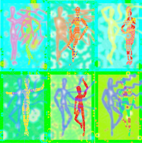 Supra Bio Ghost 6 parted Ensemble Nr. 9 van Silke Wolff, Digitaal te koop op Singulart