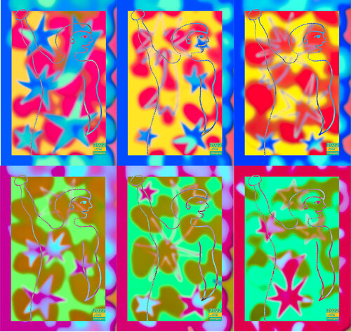 Meta Freddie M 6 parted Ensemble Nr. 10 van Silke Wolff, Digitaal te koop op Singulart