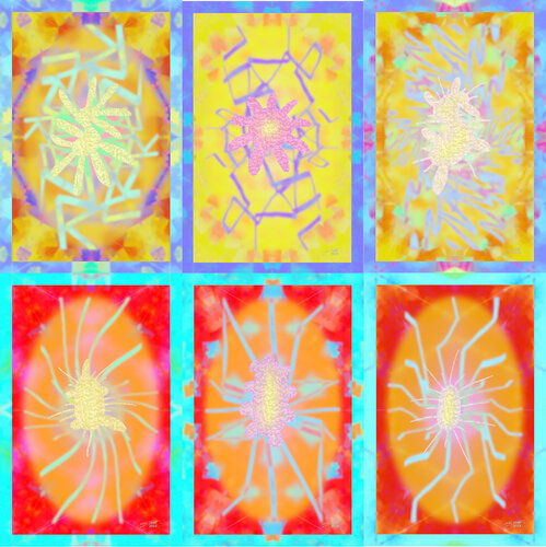 Para Climate Improve 6 parted Ensemble Nr. 10 van Silke Wolff, Digitaal te koop op Singulart