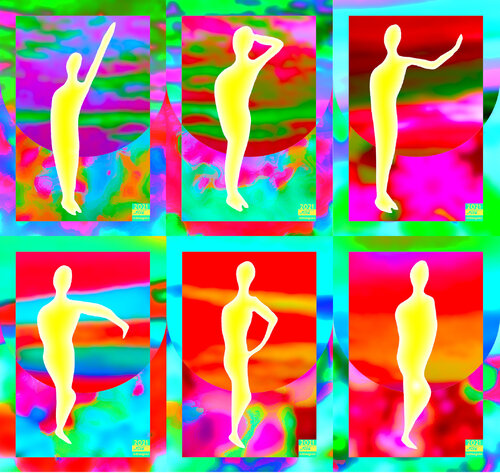 Meta Mo 6 parted Ensemble Nr. 11 van Silke Wolff, Digitaal te koop op Singulart