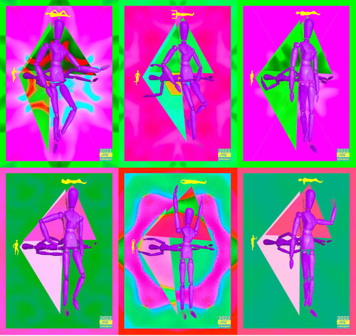 Supra Energeti, -te, -tos Emerging 6 parted Ensemble Nr. 11 van Silke Wolff, Digitaal te koop op Singulart