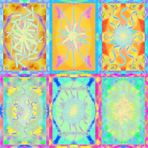 Para Climate Improve 6 parted Ensemble Nr. 11 van Silke Wolff, Digitaal te koop op Singulart