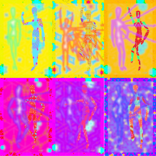Supra Bio Ghost 6 parted Ensemble Nr. 11 van Silke Wolff, Digitaal te koop op Singulart