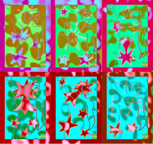 Meta Freddie M 6 parted Ensemble Nr. 12 van Silke Wolff, Digitaal te koop op Singulart