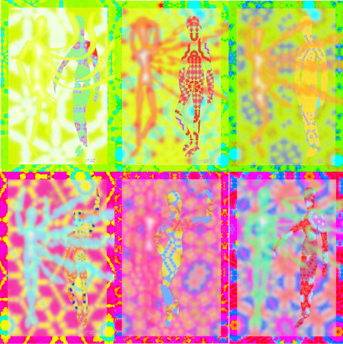 Supra Bio Ghost 6 parted Ensemble Nr. 12 van Silke Wolff, Digitaal te koop op Singulart