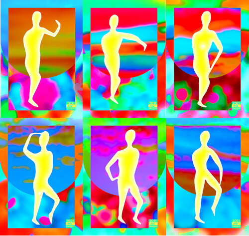 Meta Mo 6 parted Ensemble Nr. 14 van Silke Wolff, Digitaal te koop op Singulart