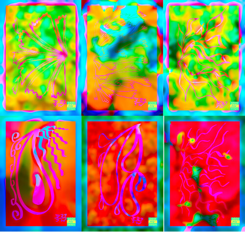Meta Jungle 6 parted Ensemble Nr. 15 van Silke Wolff, Digitaal te koop op Singulart