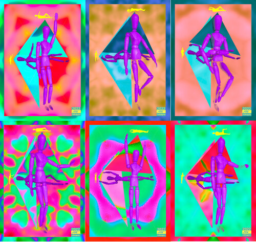 Supra Energeti, -te, -tos Emerging 6 parted Ensemble Nr. 15 van Silke Wolff, Digitaal te koop op Singulart