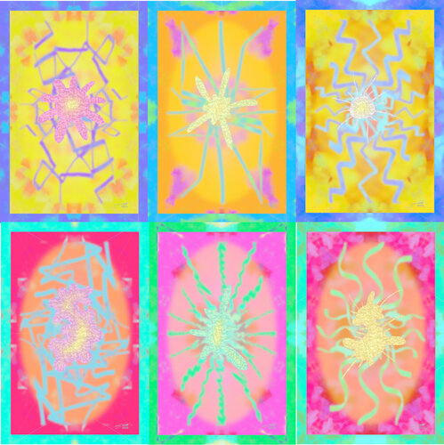 Para Climate Improve 6 parted Ensemble Nr. 15 van Silke Wolff, Digitaal te koop op Singulart