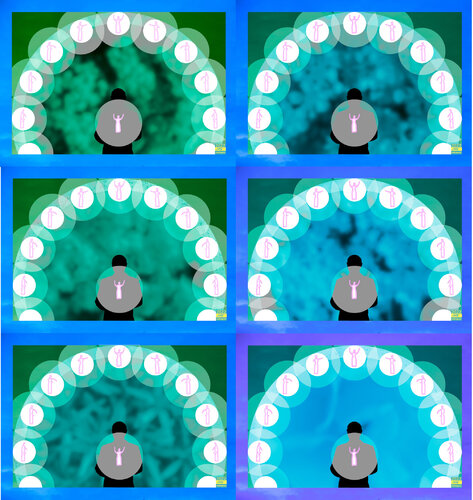 Supra Aura Brighten Up 6 parted Ensemble Nr. 2 van Silke Wolff, Digitaal te koop op Singulart