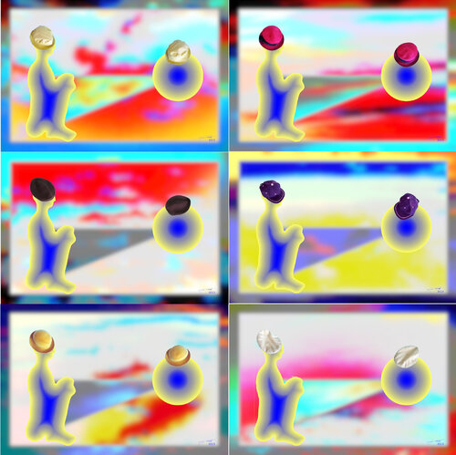 Para Transformation 6 parted Ensemble Nr. 2 van Silke Wolff, Digitaal te koop op Singulart