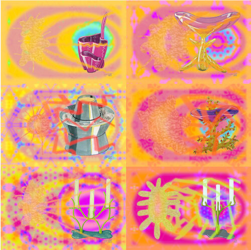 PSI Thing 6 parted Ensemble Nr. 2 van Silke Wolff, Digitaal te koop op Singulart