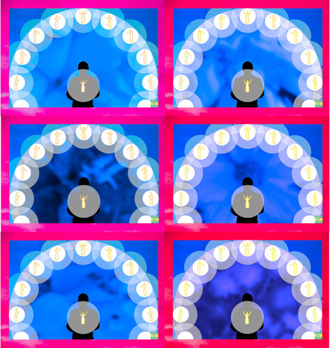 Supra Aura Brighten Up 6 parted Ensemble Nr. 4 van Silke Wolff, Digitaal te koop op Singulart