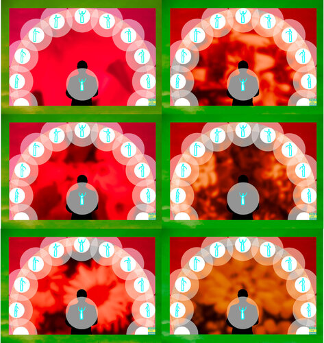 Supra Aura Brighten Up 6 parted Ensemble Nr. 7 van Silke Wolff, Digitaal te koop op Singulart