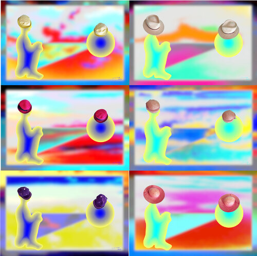 Para Transformation 6 parted Ensemble Nr. 7 van Silke Wolff, Digitaal te koop op Singulart