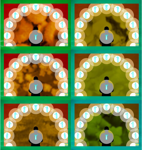 Supra Aura Brighten Up 6 parted Ensemble Nr. 8 van Silke Wolff, Digitaal te koop op Singulart
