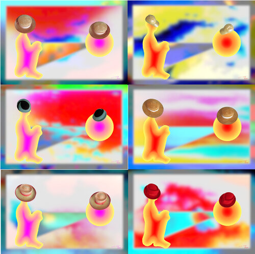 Para Transformation 6 parted Ensemble Nr. 9 van Silke Wolff, Digitaal te koop op Singulart