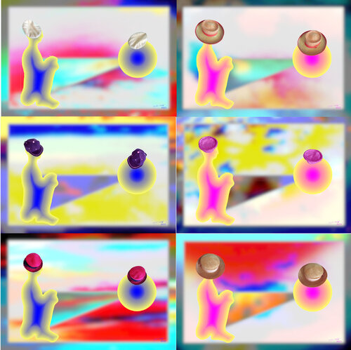 Para Transformation 6 parted Ensemble Nr. 10 van Silke Wolff, Digitaal te koop op Singulart