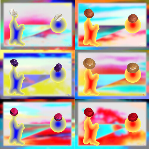 Para Transformation 6 parted Ensemble Nr. 11 van Silke Wolff, Digitaal te koop op Singulart