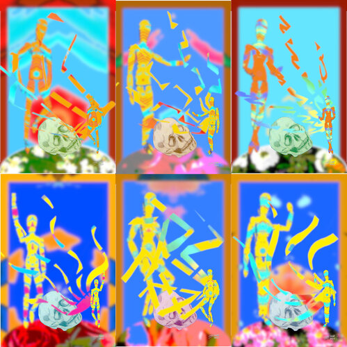 Para Juvenation 6 parted Ensemble No. 1 van Silke Wolff, Digitaal te koop op Singulart