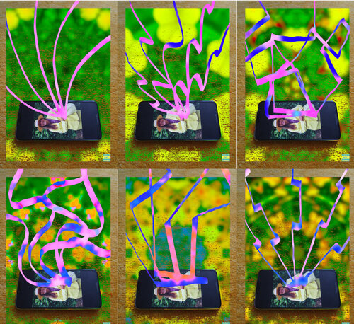 Supra Energy Forms 6 parted Ensemble No. 2 van Silke Wolff, Digitaal te koop op Singulart